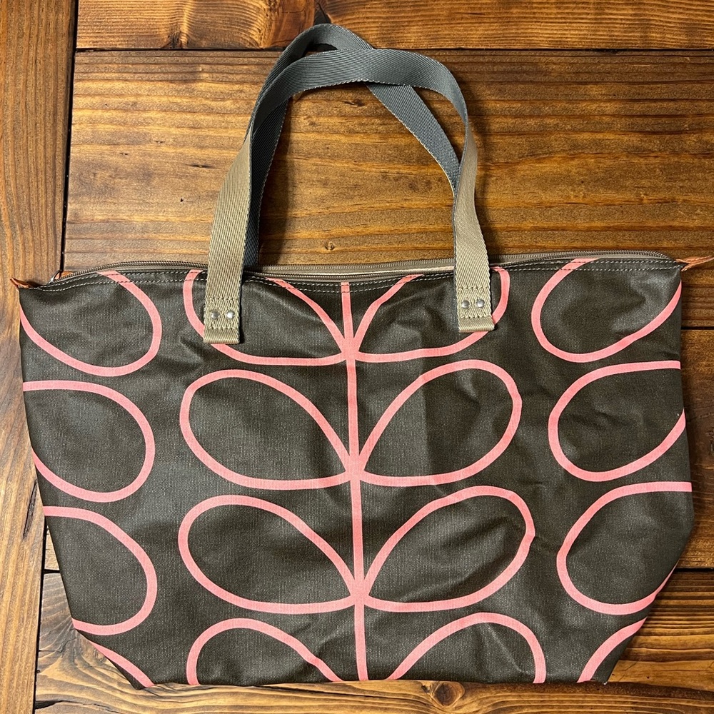 Etc by Orla Kiely coated canvas purse